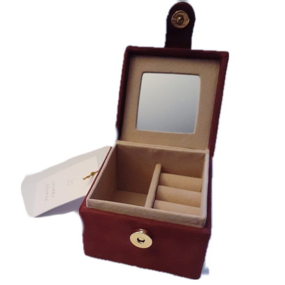 LC Burgundy Jewelry Box - Picture 4 of 5